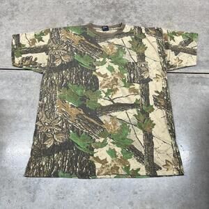 vintage realtree camo made in usa pocket shirt size xl